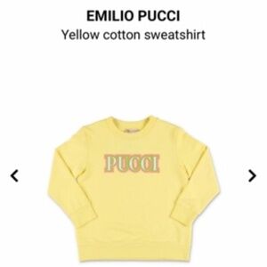 Luxury Emilio Pucci Girl's Sweatshirt, Sz 14